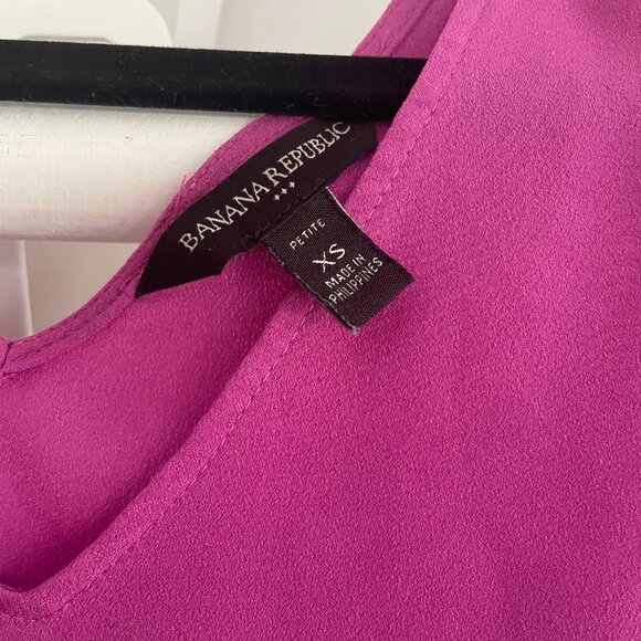 Banana Republic Purple Top | XS Petite - Picture 2 of 5